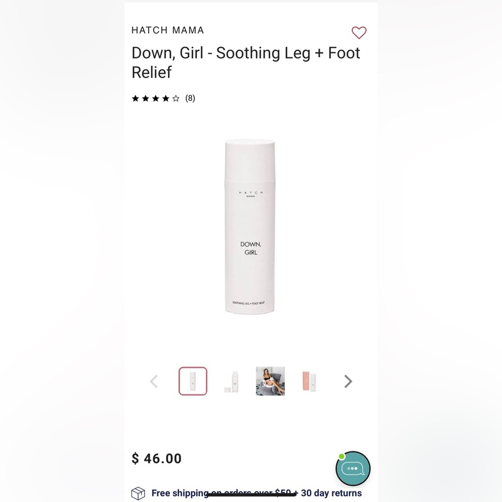 Hatch Mama Cooling Swelling Relief Gel Cream (“Down Girl”)